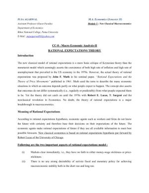 Rational Expectations Theory (3).Pdf