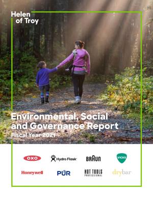 Environmental, Social and Governance Report Fiscal Year 2021 Table of Contents