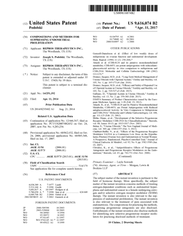 (12) United States Patent (10) Patent No.: US 9,616,074 B2 Podolski (45) Date of Patent: *Apr