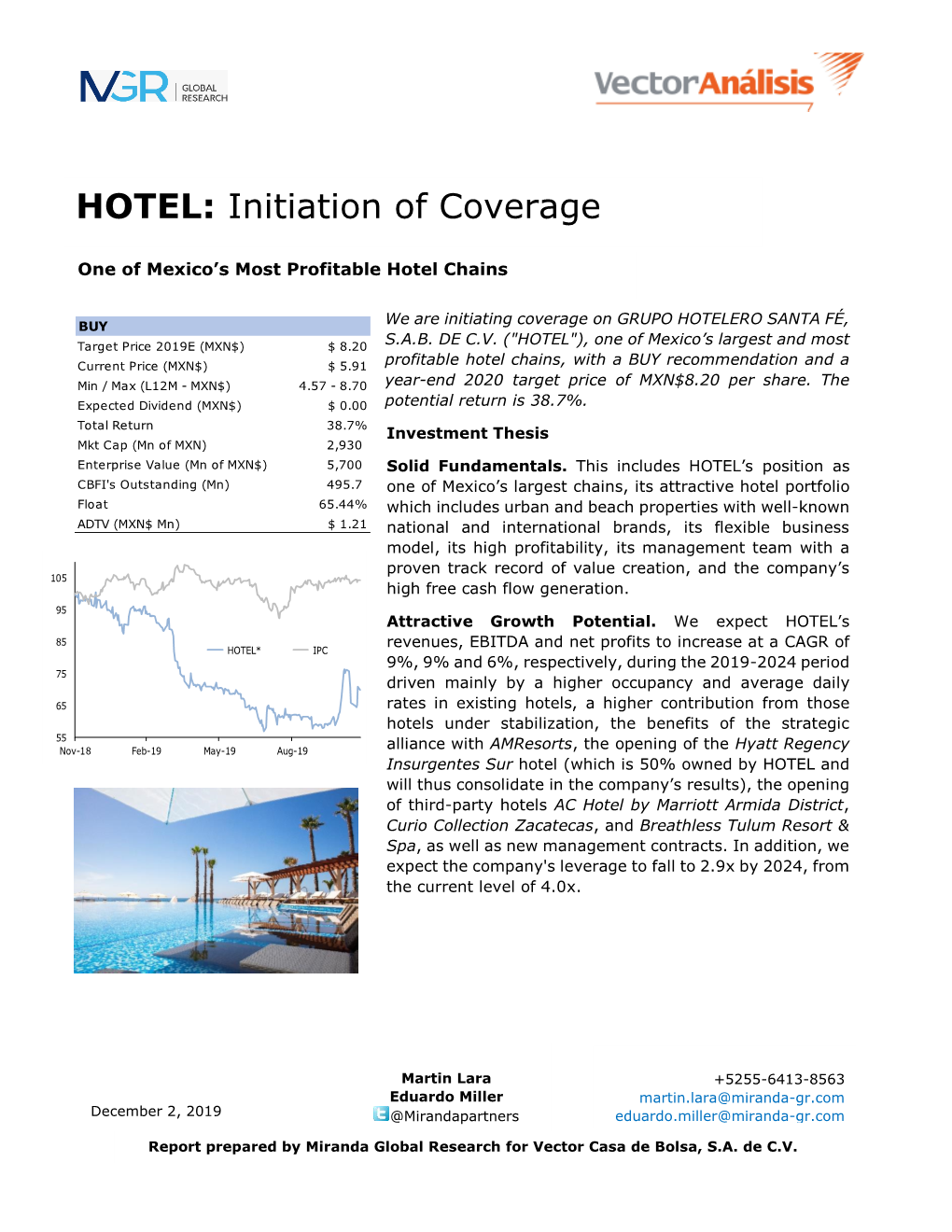 HOTEL: Initiation of Coverage