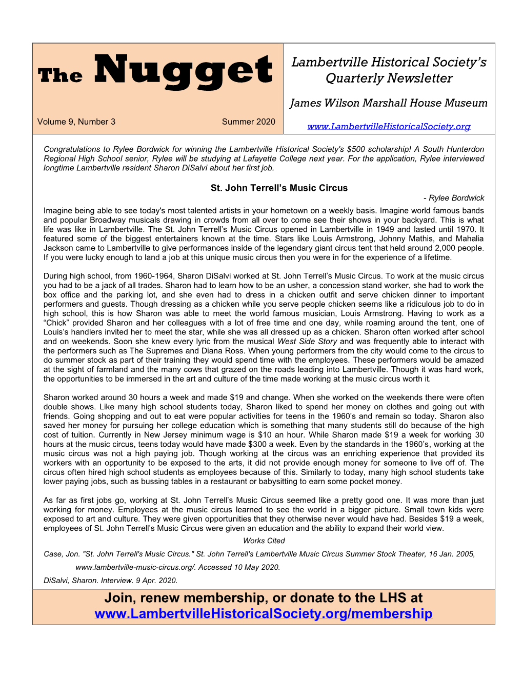 The Nugget Quarterly Newsletter