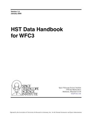 HST Data Handbook for WFC3