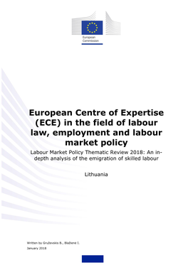 (ECE) in the Field of Labour Law, Employment and Labour Market Policy