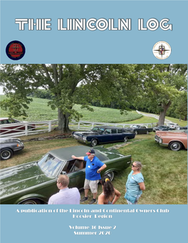 A Publication of the Lincoln and Continental Owners Club Hoosier Region