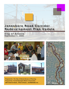 Jonesboro Road Corridor Redevelopment Plan Update
