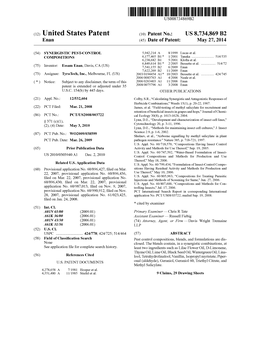 (12) United States Patent (10) Patent No.: US 8,734,869 B2 Enan (45) Date of Patent: May 27, 2014