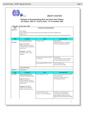 DRAFT Agenda 9 Dec.Doc Page 1