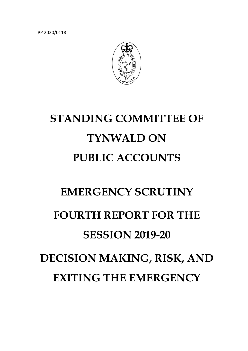 Standing Committee of Tynwald on Public Accounts