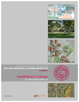 Saddleback College 2011 EDUCATION MASTER PLAN