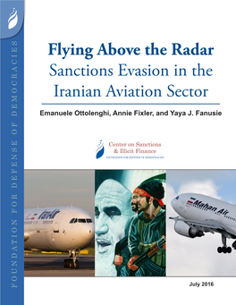 Flying Above the Radar Sanctions Evasion in the Iranian Aviation Sector