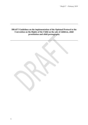 DRAFT Guidelines on the Implementation of the Optional