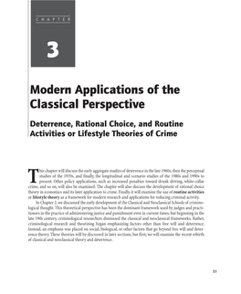 Modern Applications of the Classical Perspective