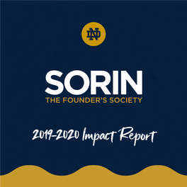 Download a PDF of the 2020 Sorin Society Impact Report