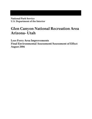 Environmental Assessment/ Assessment of Effect Lees Ferry