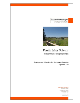 Penrith Lakes Scheme Conservation Management Plan