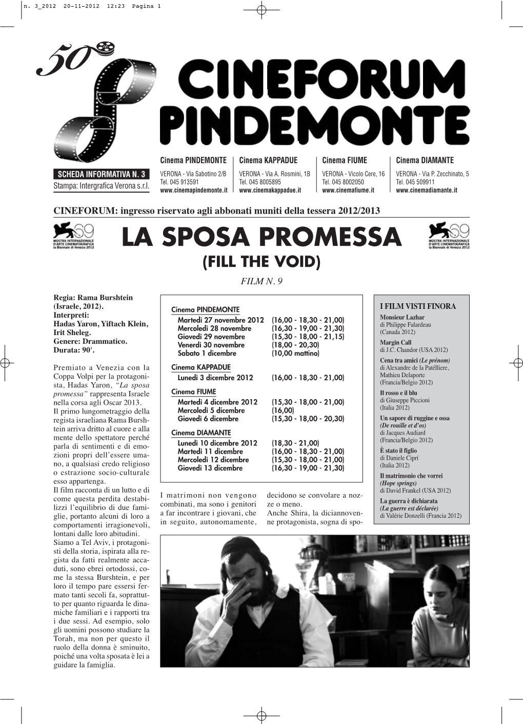 La Sposa Promessa (Fill the Void) Film N