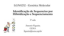 LGN0232 - Genética Molecular