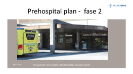 Prehospital Plan - Fase 2