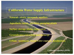 California Water Supply Infrastructure