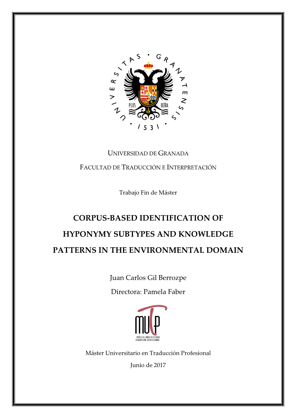 Corpus-Based Identification of Hyponymy Subtypes and Knowledge Patterns in the Environmental Domain