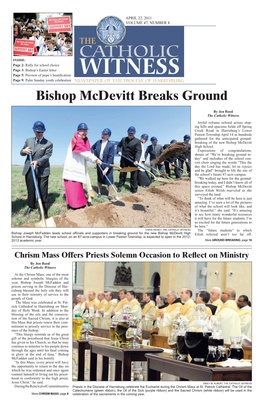 Bishop Mcdevitt Breaks Ground