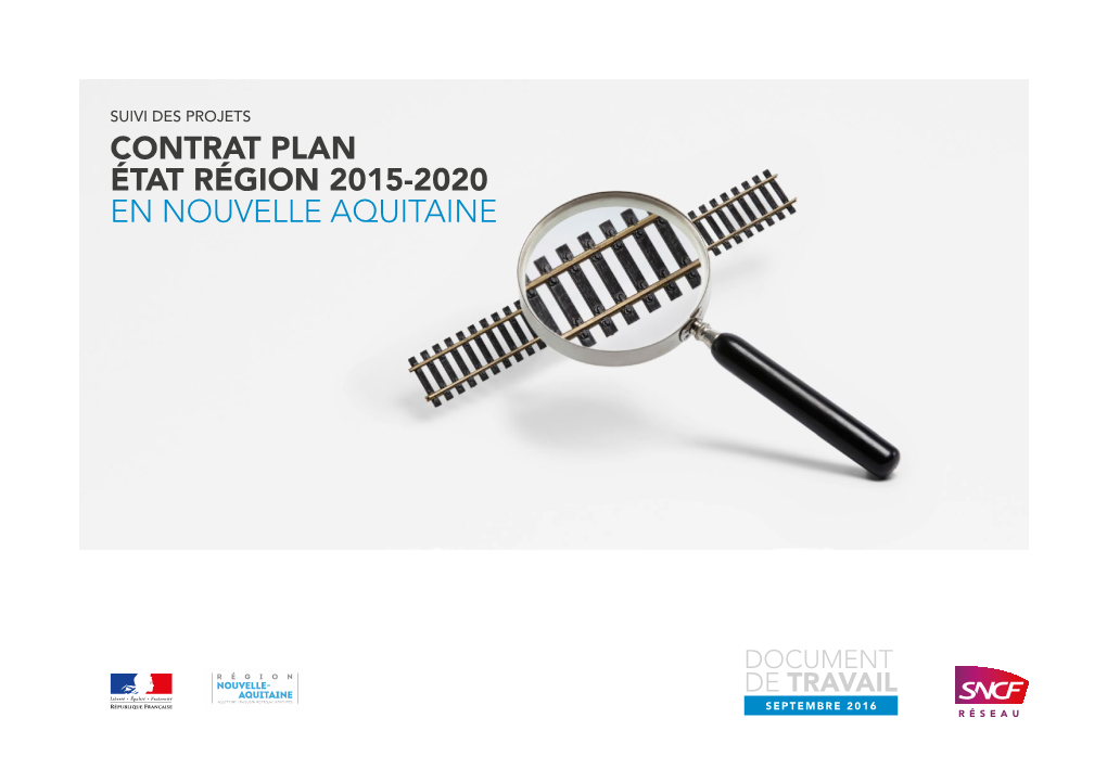 Contrat Plan État Région 2015-2020 En Nouvelle Aquitaine