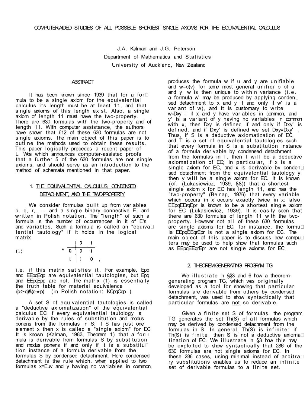 Computer-Aided Studies of All Possible Shortest Single Axioms for the Equivalential Calculus
