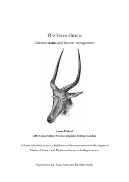 The Tsavo Hirola