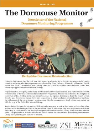 The Dormouse Monitor Newsletter of the National Dormouse Monitoring Programme