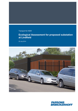 Lindfield Substation Review of Environmental Factors Technical