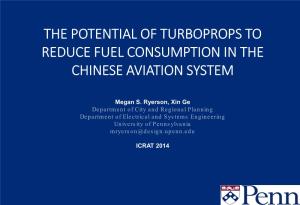 The Potential of Turboprops to Reduce Fuel Consumption in the Chinese Aviation System