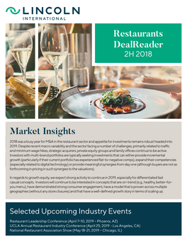 Market Insights Restaurants Dealreader