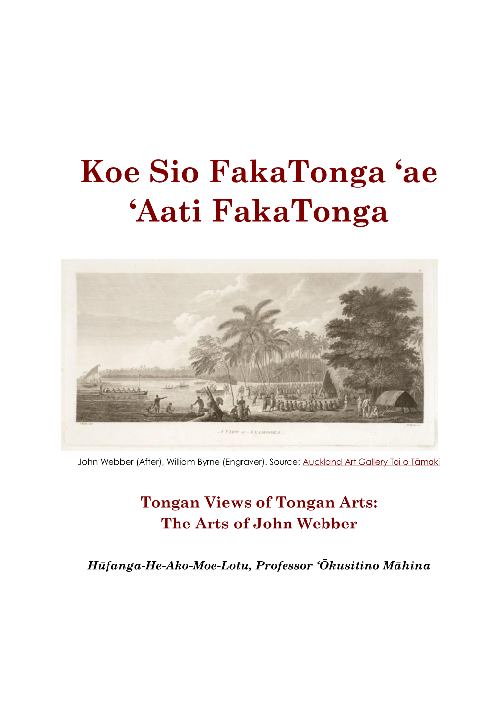 Koe Sio Fakatonga 'Ae 'Aati Fakatonga