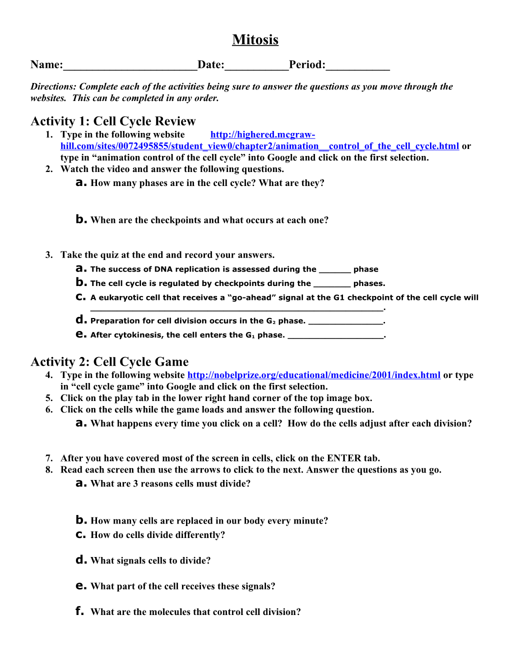 Oil Lab Report