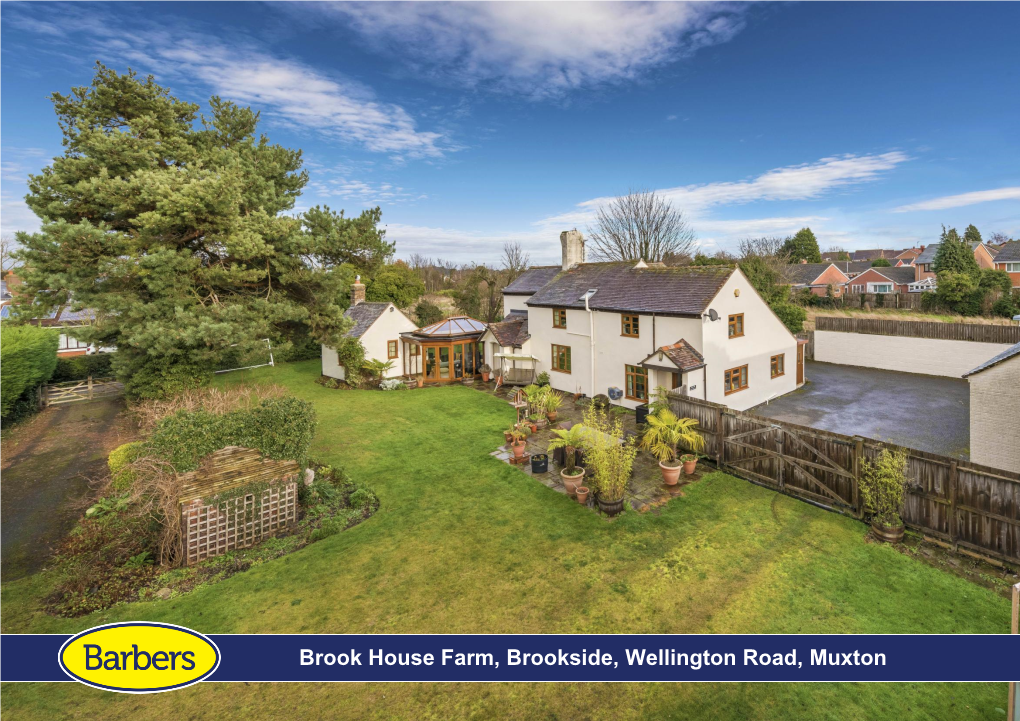 Brook House Farm, Brookside, Wellington Road, Muxton