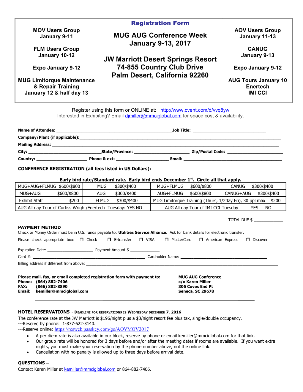 REGISTRATION FORM Sample s1