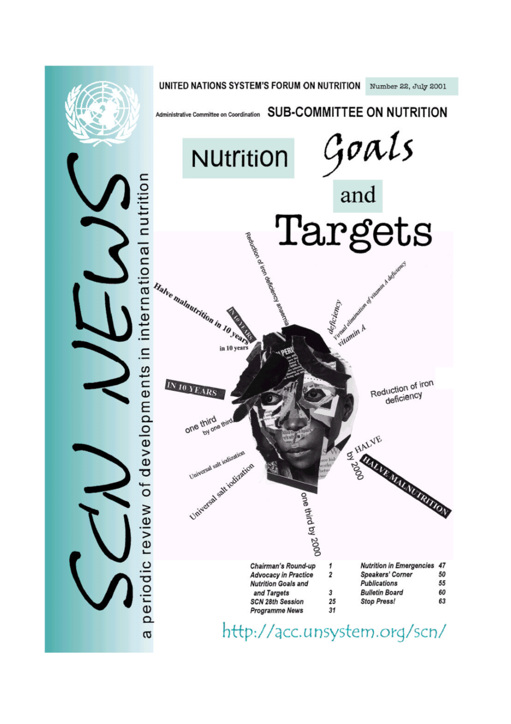 No. 22 Nutrition Goals and Targets