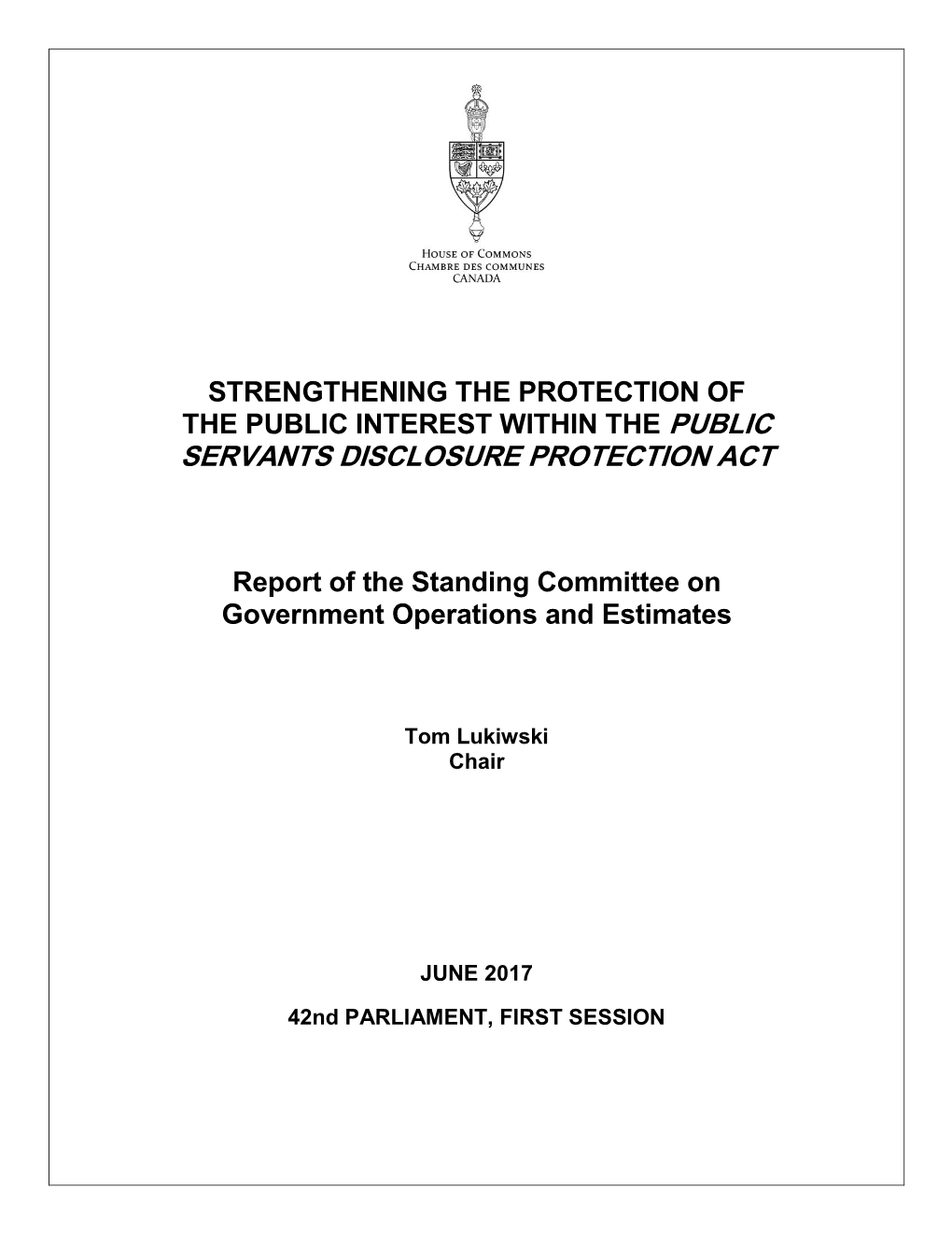 Servants Disclosure Protection Act