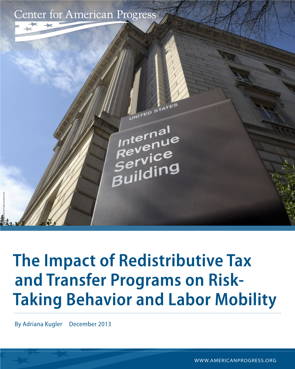 The Impact of Redistributive Tax and Transfer Programs on Risk- Taking Behavior and Labor Mobility