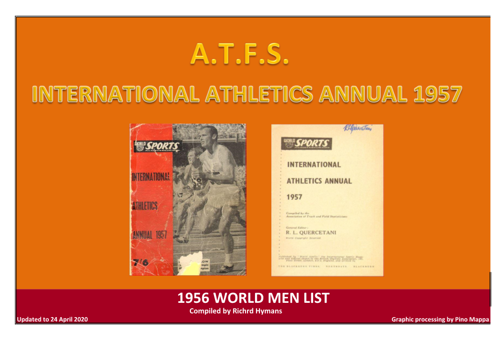 1956 World Men List