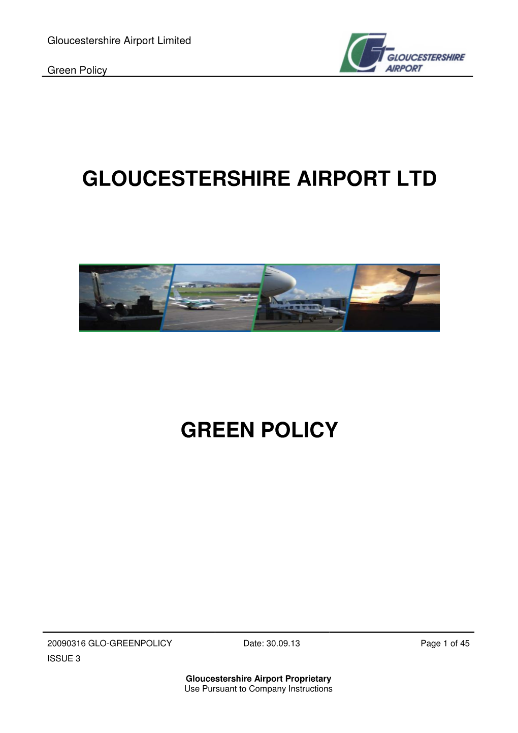 Gloucestershire Airport Ltd Green Policy