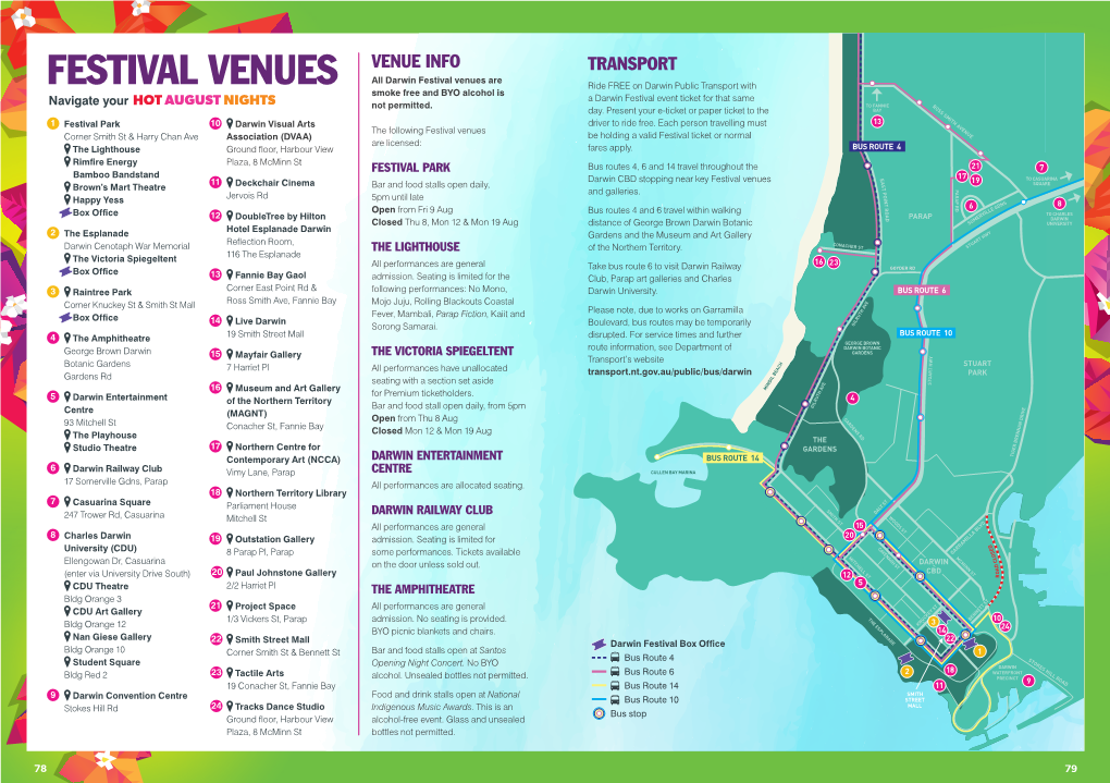 Festival Venues