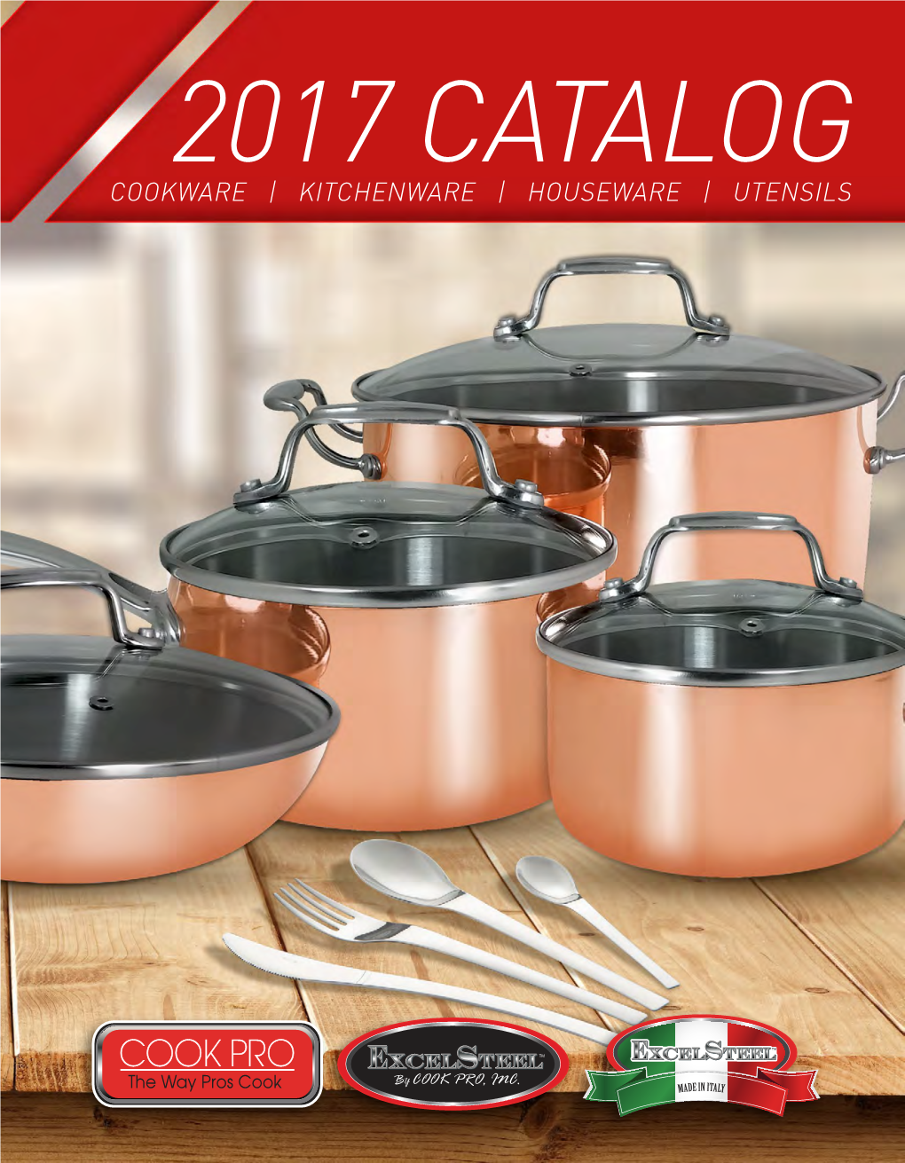 Cookware | Kitchenware | Houseware | Utensils Cookware Sets 546 8 Piece Tri-Ply Copper Cookware Set