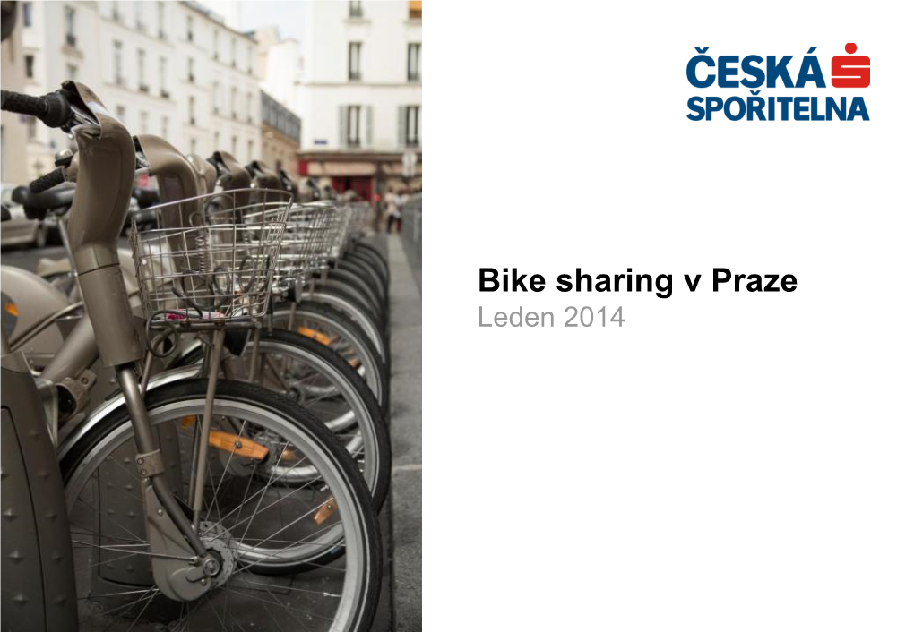 Bikesharing V Praze