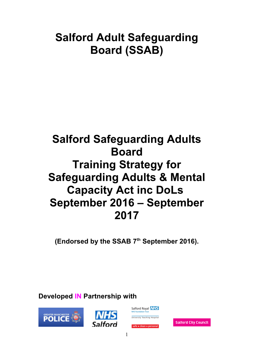 Salford Adult Safeguarding Board