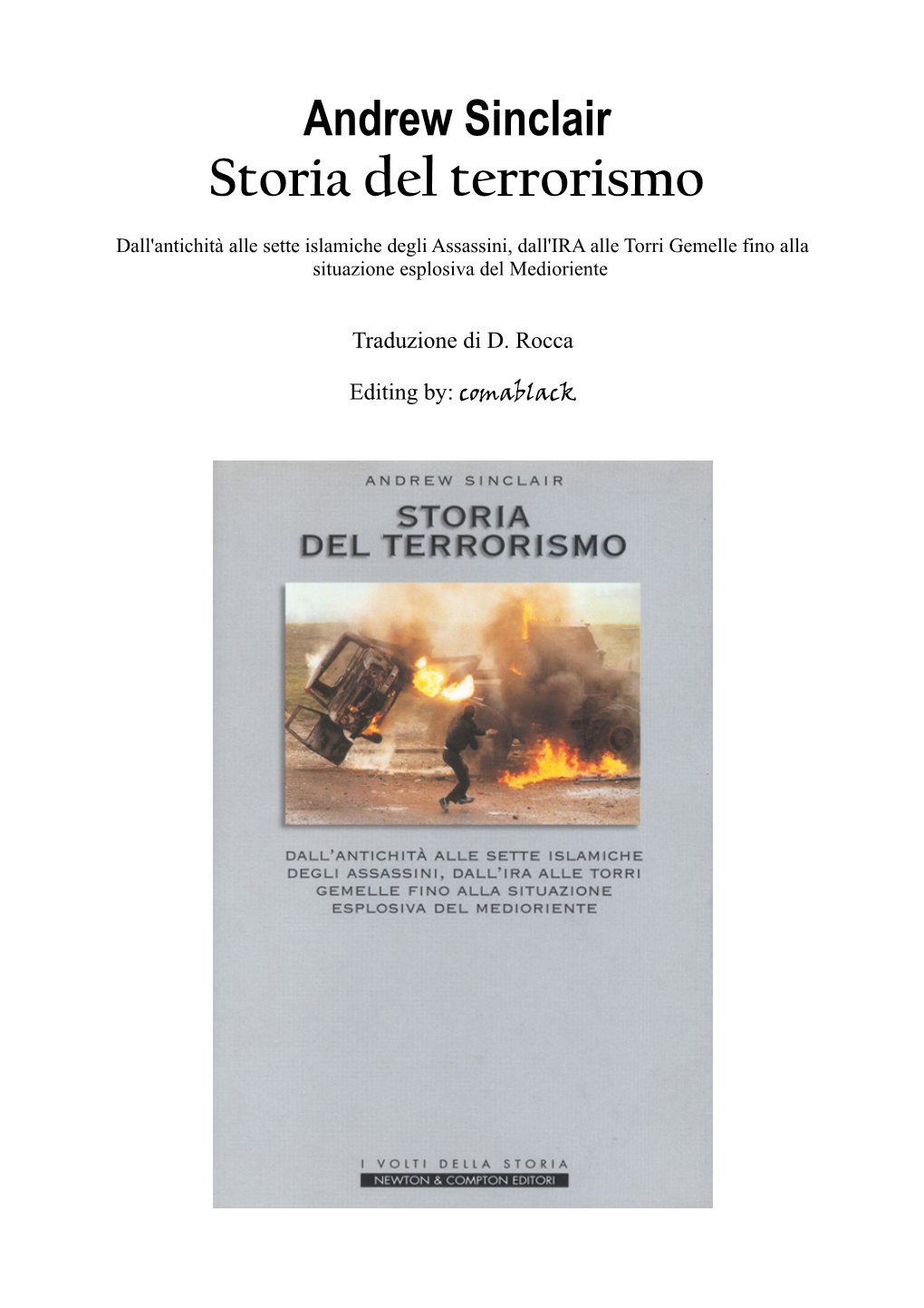 Storia Del Terrorismo