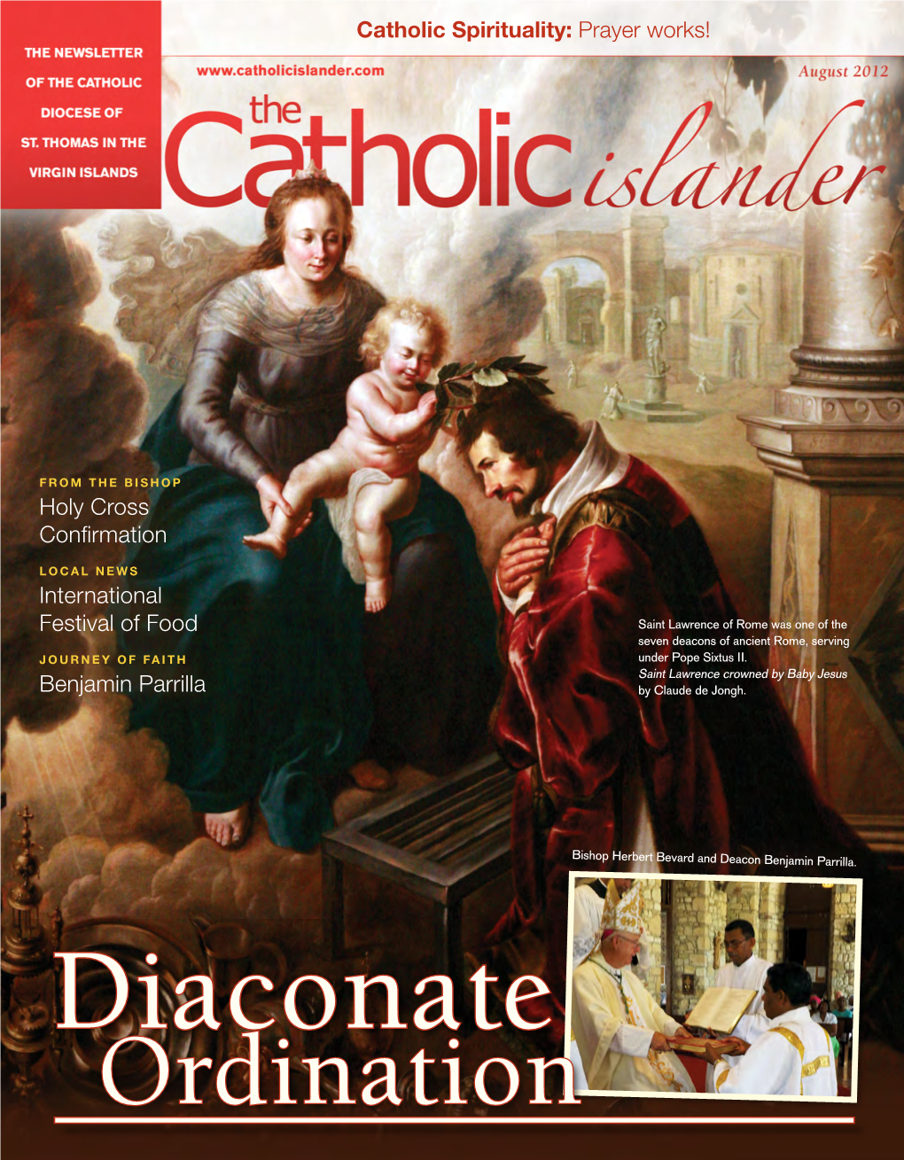 Ordination the Catholic the Newsletter of the Roman Catholic Diocese of St