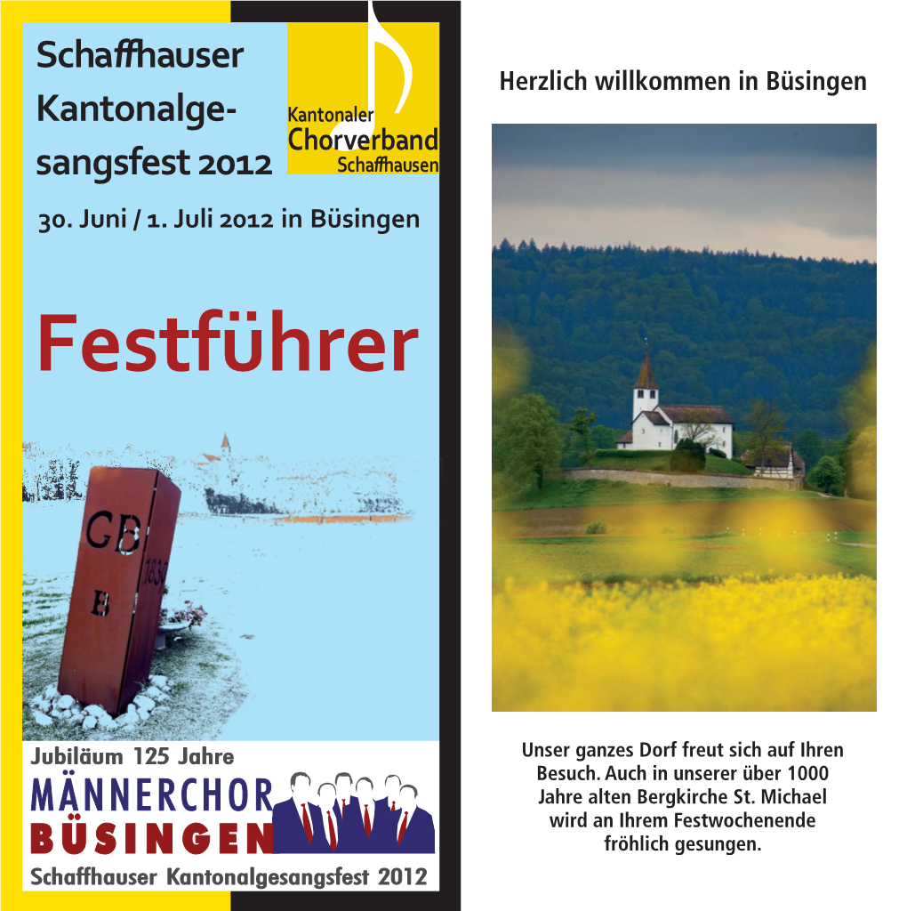 Schaffhauser Kantonalgesangsfestes 2012