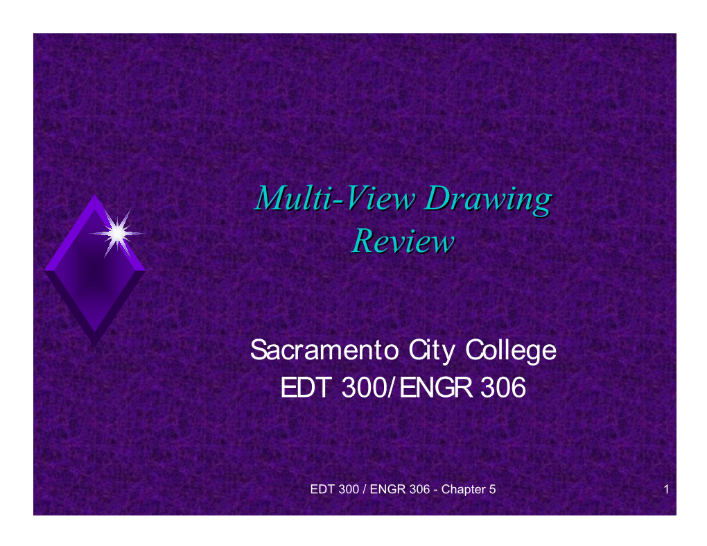 Multi-View Drawing Review