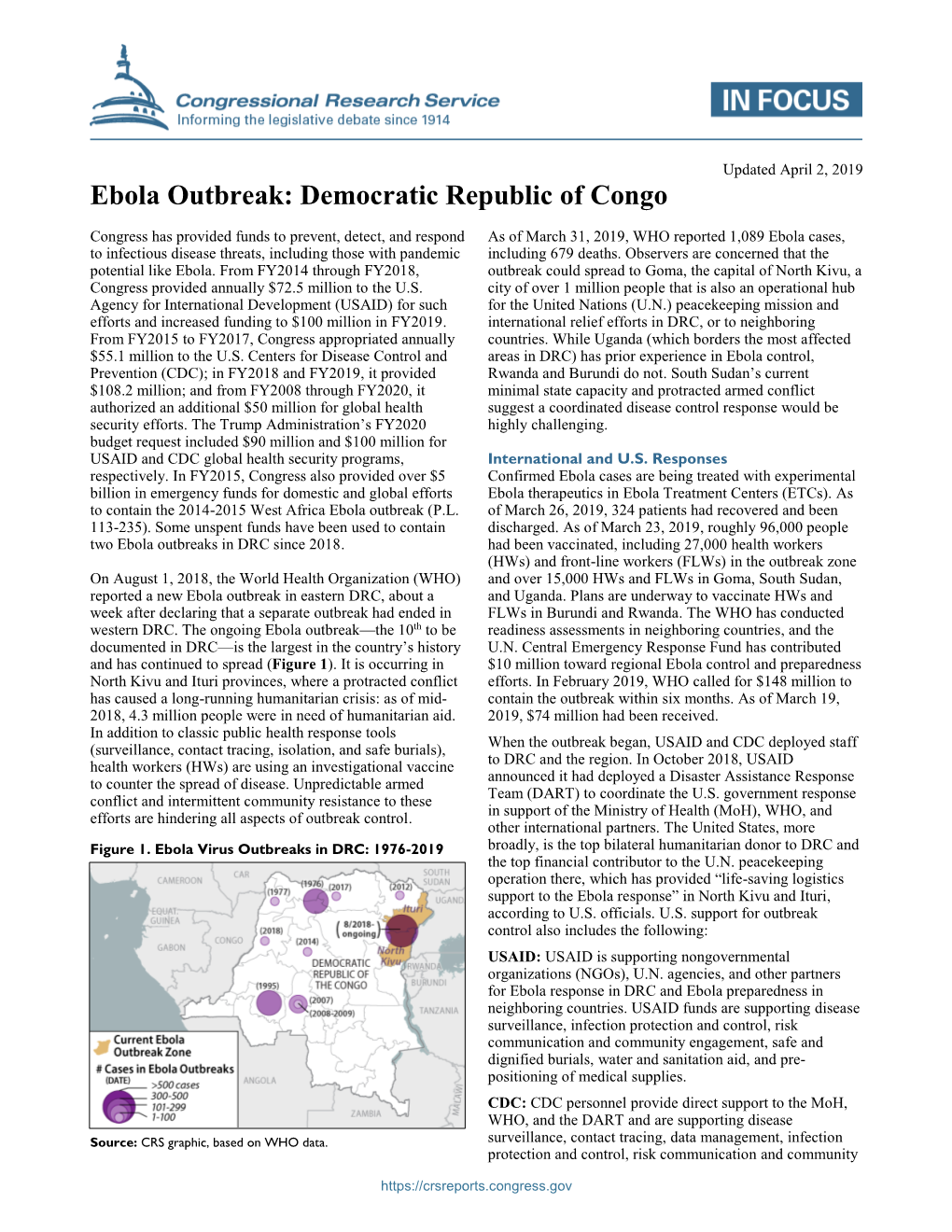 Ebola Outbreak: Democratic Republic of Congo